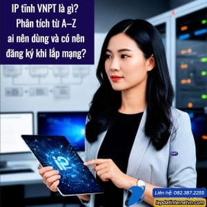 IP tĩnh VNPT là gì – phân tích từ A–Z ai nên dùng và có nên đăng ký khi lắp mạng Internet VNPT